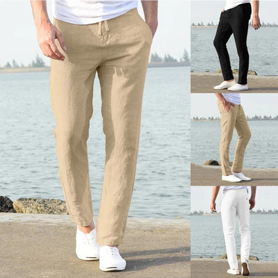 Anderson – Leichte Leinenhose aus Baumwolle