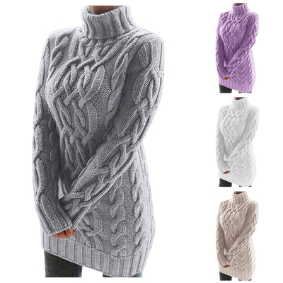 Heather™ Langer Strickpullover