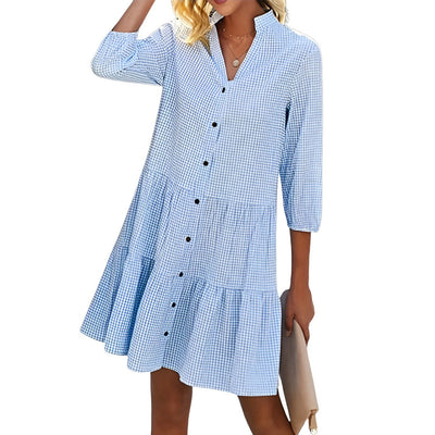 Allison – A-Linienkleid mit V-Ausschnitt
