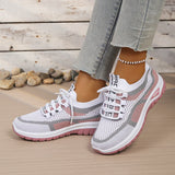 Movelle™ Sneaker mit Extrem Leichtem Tragegefühl und Atmungsaktivem Komfort in Weiß mit Rosa