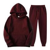 Erik | Sportiver Herren-Track­suit in Bordeauxrot