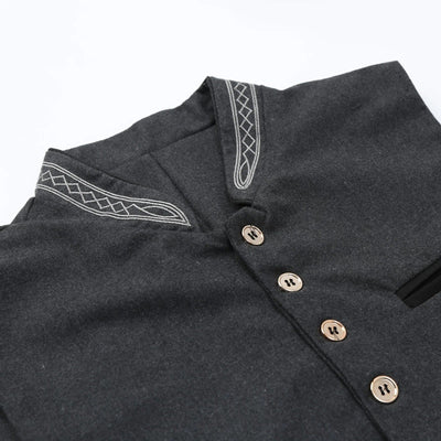 Armel - Elegante Herren Trachtenweste Grau