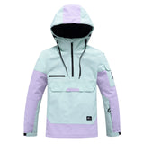 Lara | Damen Winter-Skijacke mit Kapuze und Wärmender Isolierung in Mintgrün