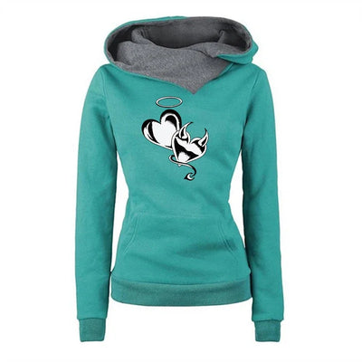 Chloe™ – Mutiger Druck Freizeit Hoodie