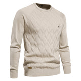 Herren-Strickpullover in Khaki