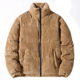 Fleece-Cordjacke - Dennis in Khaki