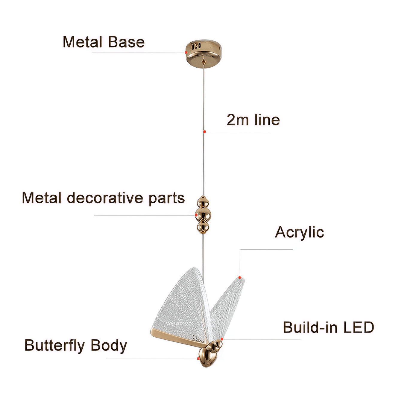 SCHMETTERLING PENDANT CHANDELIER | DECKENBELEUCHTUNG