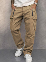 Hiskia - Westfield Baumwoll Cargo Hose in Khaki