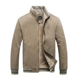 Sebastian - Fleecegefütterte Winterjacke in Hellbraun
