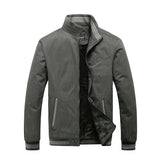 Sebastian - Fleecegefütterte Winterjacke in Grau