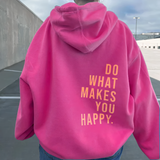Kelita – Kapuzenpullover Mit Buchstabenprint Für Den Freizeitlook in Dunkelrosa