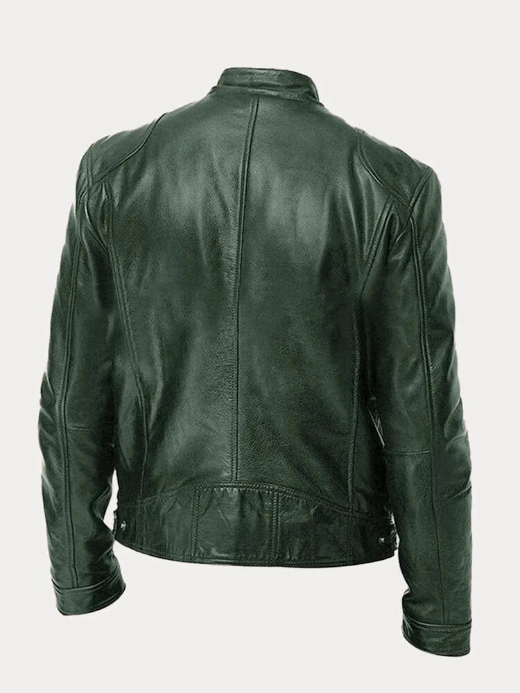 Vaznea | Lässige Lederjacke