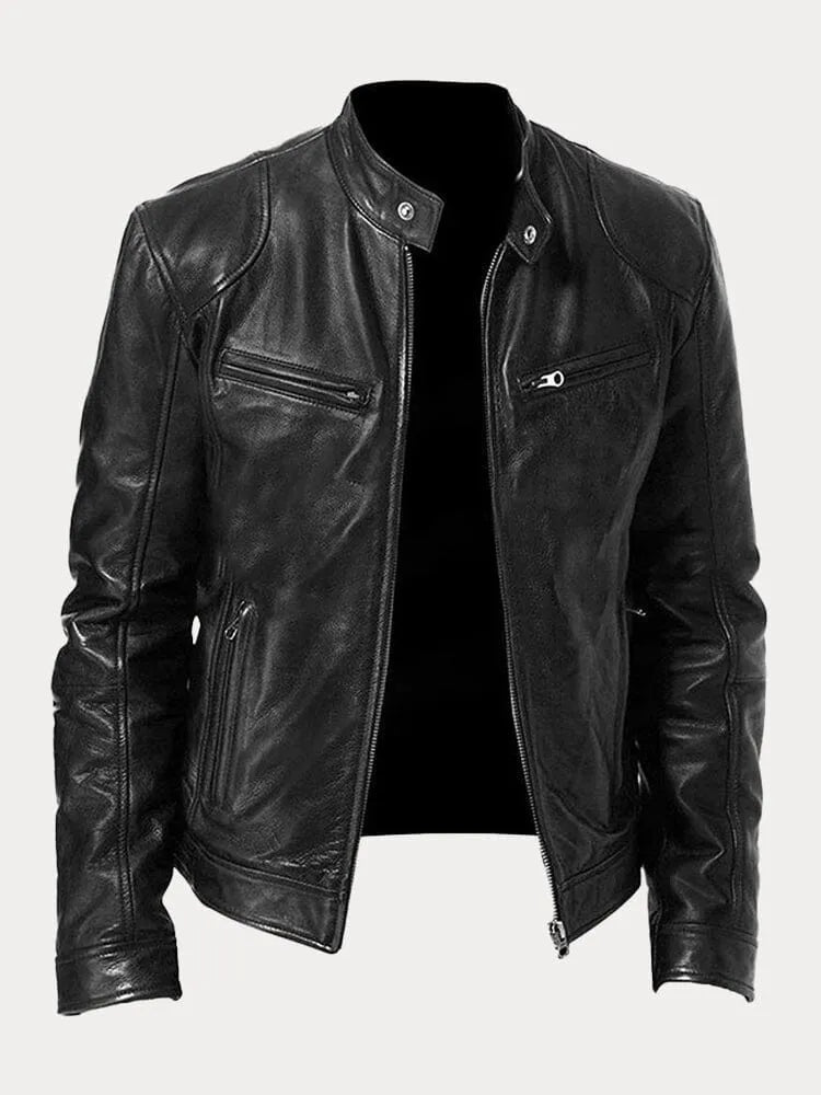 Vaznea | Lässige Lederjacke