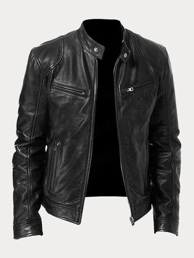 Vaznea | Lässige Lederjacke