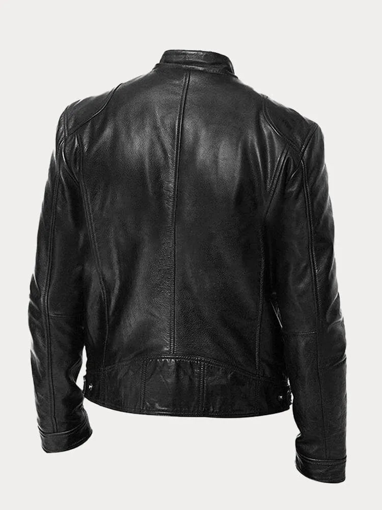 Vaznea | Lässige Lederjacke