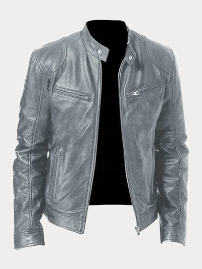 Vaznea | Lässige Lederjacke