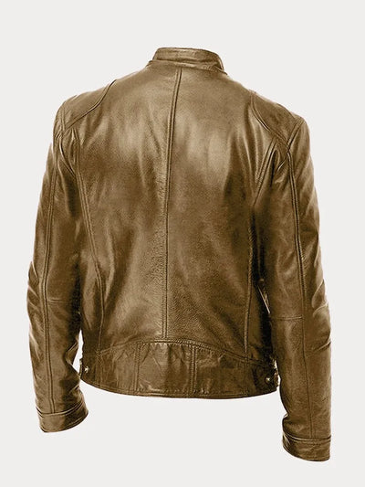 Vaznea | Lässige Lederjacke