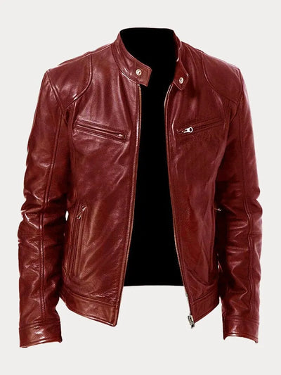 Vaznea | Lässige Lederjacke