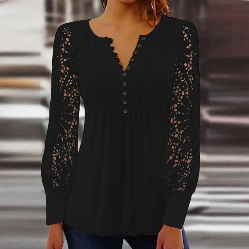Kathy | Elegante Bluse mit langen Ärmeln