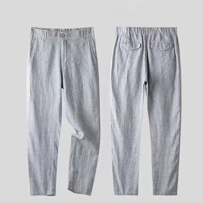 KÄTHE - ENSEMBLE AUS BLAZER UND LEINENHOSE