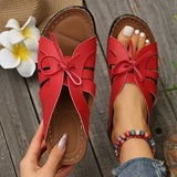 Shiloha™ - Bequeme Sommer-Sandale in Rot