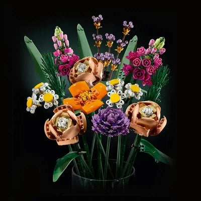 Saras 756-teiliges Rosenblumenstrauß-Bausatzspielzeug für die Freundin