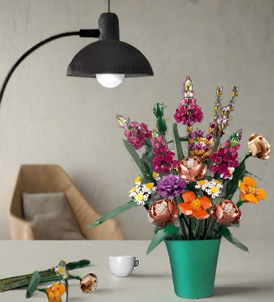 Sara’s Bloom DIY Blumenstrauß – Rosen- und Orchideen-Baustein-Geschenk