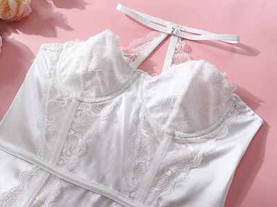 Satin-enges Nachthemd