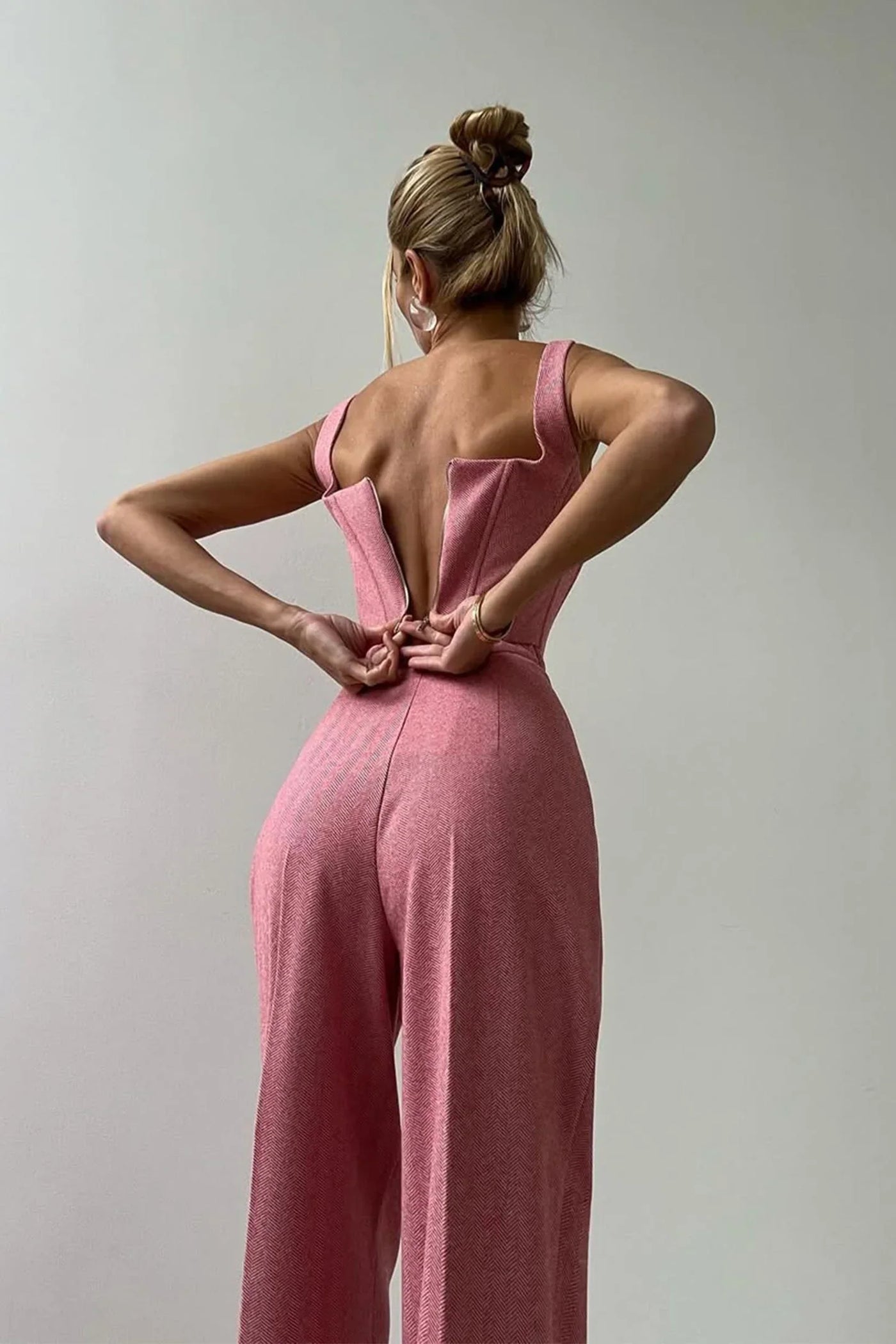 FIGEN - DREITEILIGES SET MIT DOPPELREIHIGEM BLAZER