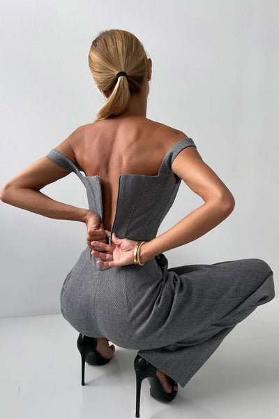 FIGEN - DREITEILIGES SET MIT DOPPELREIHIGEM BLAZER