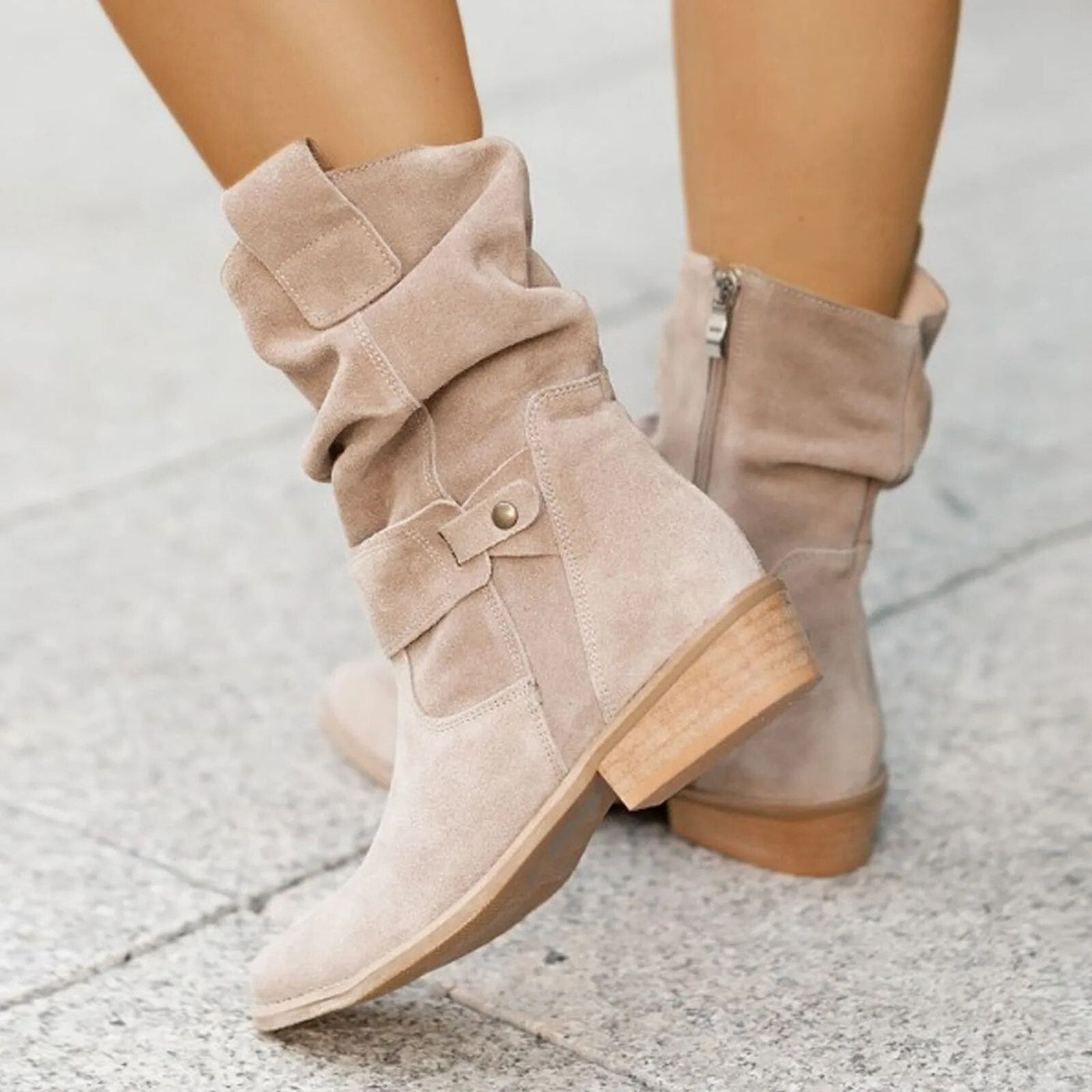 Lendina - Wildleder Stiefel Damen