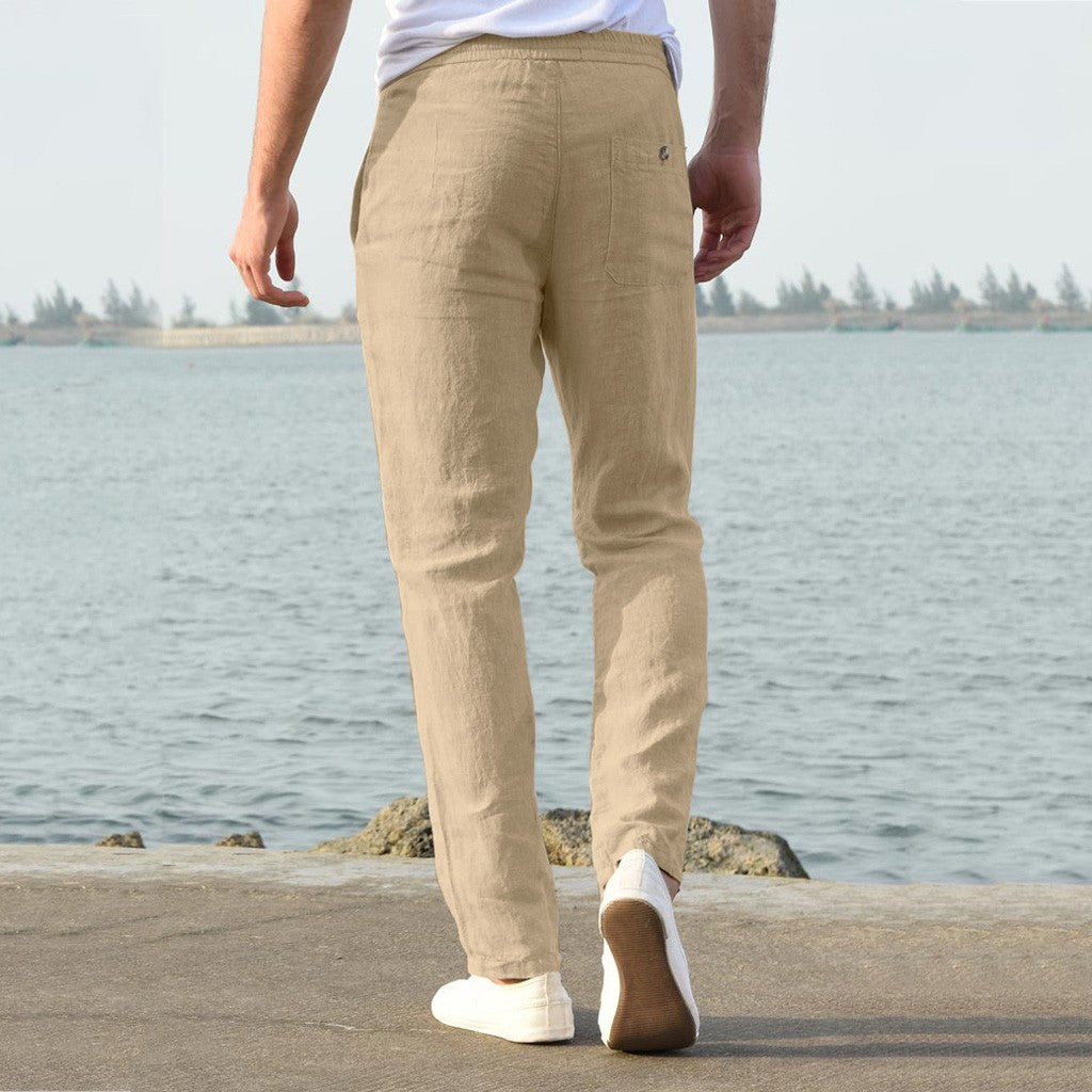 Anderson – Leichte Leinenhose aus Baumwolle