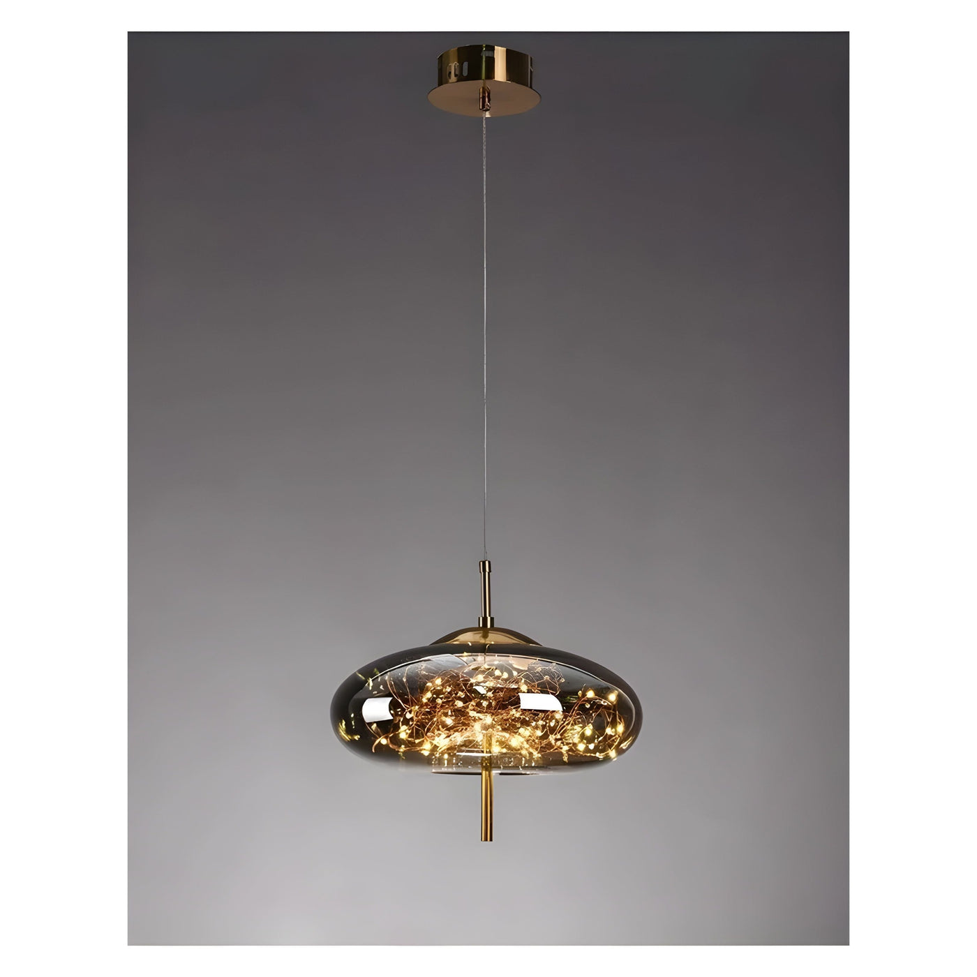 CrystalBeam Light - Moderne LED-Pendelleuchte Sterne