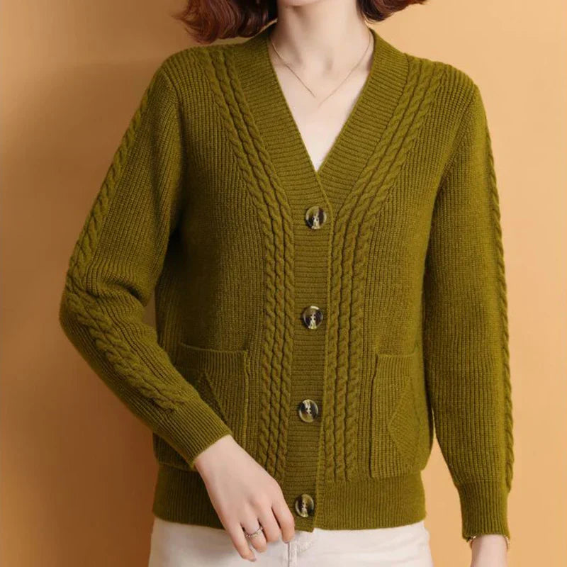 Xanthe® | Strickjacke mit V-Ausschnitt