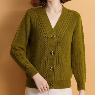 Xanthe® | Strickjacke mit V-Ausschnitt