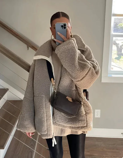 Frances Kuschelige Fleecejacke