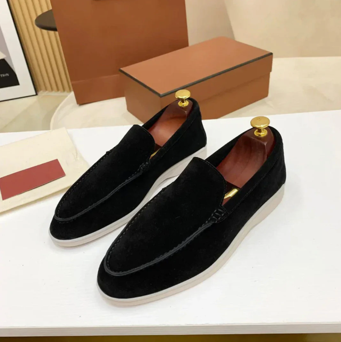 Klassieke suède Loafers