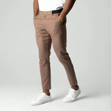 Schmal Zulaufende Herrenhose - Maddox in Khaki