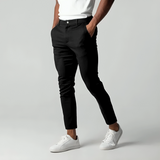 Schmal Zulaufende Herrenhose - Maddox in Schwarz