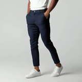 Schmal Zulaufende Herrenhose - Maddox in Blau