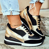 Air Sneakers - Nie wieder wunde Füße in Schwarz - Gold