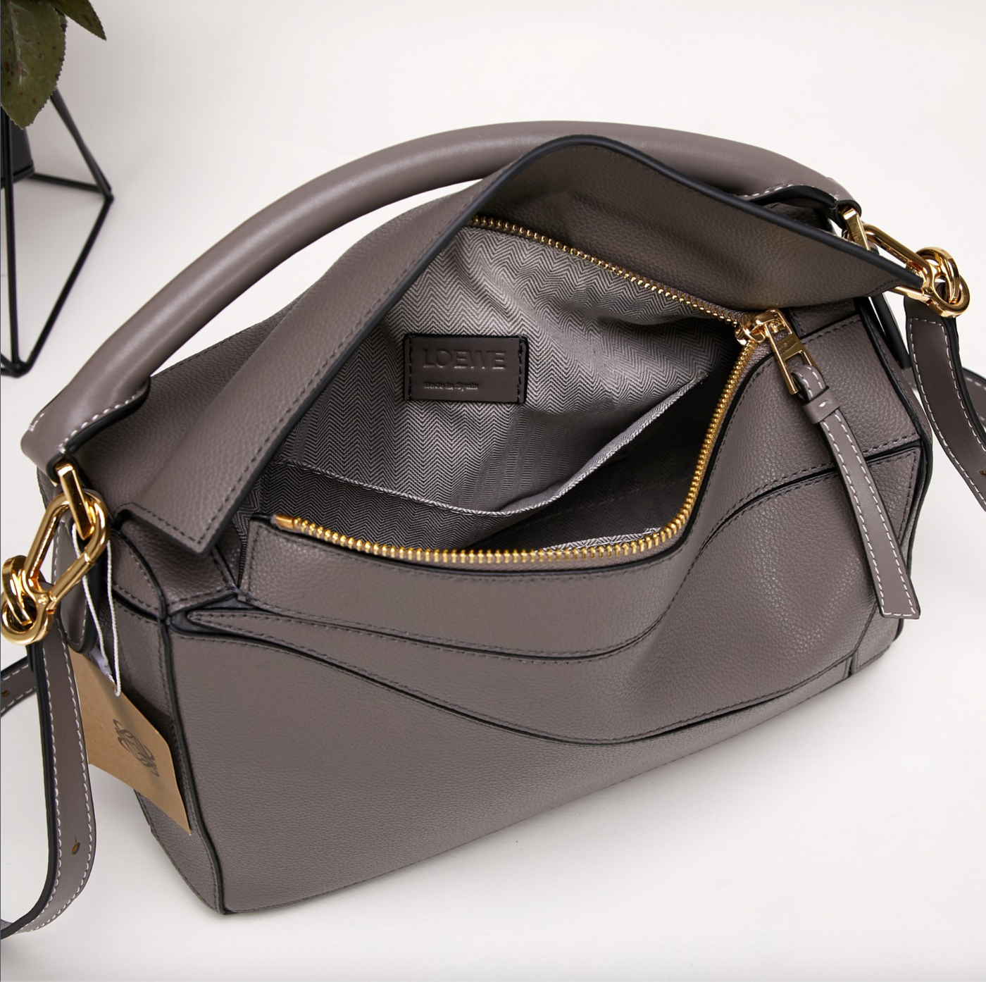 Rechteckige Strandtasche aus veganem Leder – Nachhaltig & Stilvoll