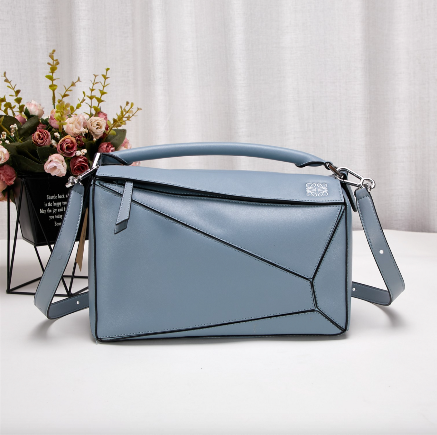 Rechteckige Strandtasche aus veganem Leder – Nachhaltig & Stilvoll