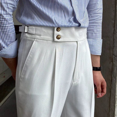 Alexis - Verstellbare Chinohose im Brit-Chic