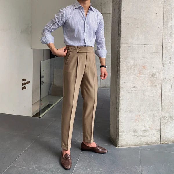 Alexis - Verstellbare Chinohose im Brit-Chic