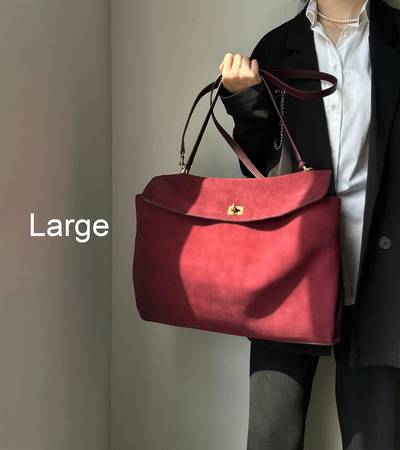 Luxuriöse vegane Leder Tote Bag