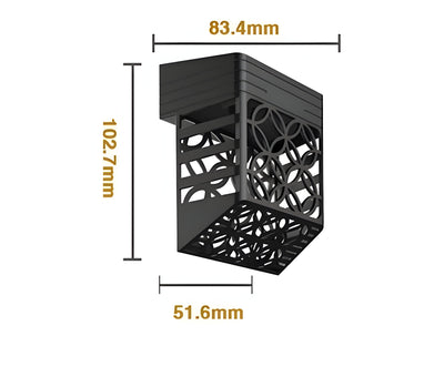 SolariLux Light - Wasserdichte LED-Solar-Zaunleuchte
