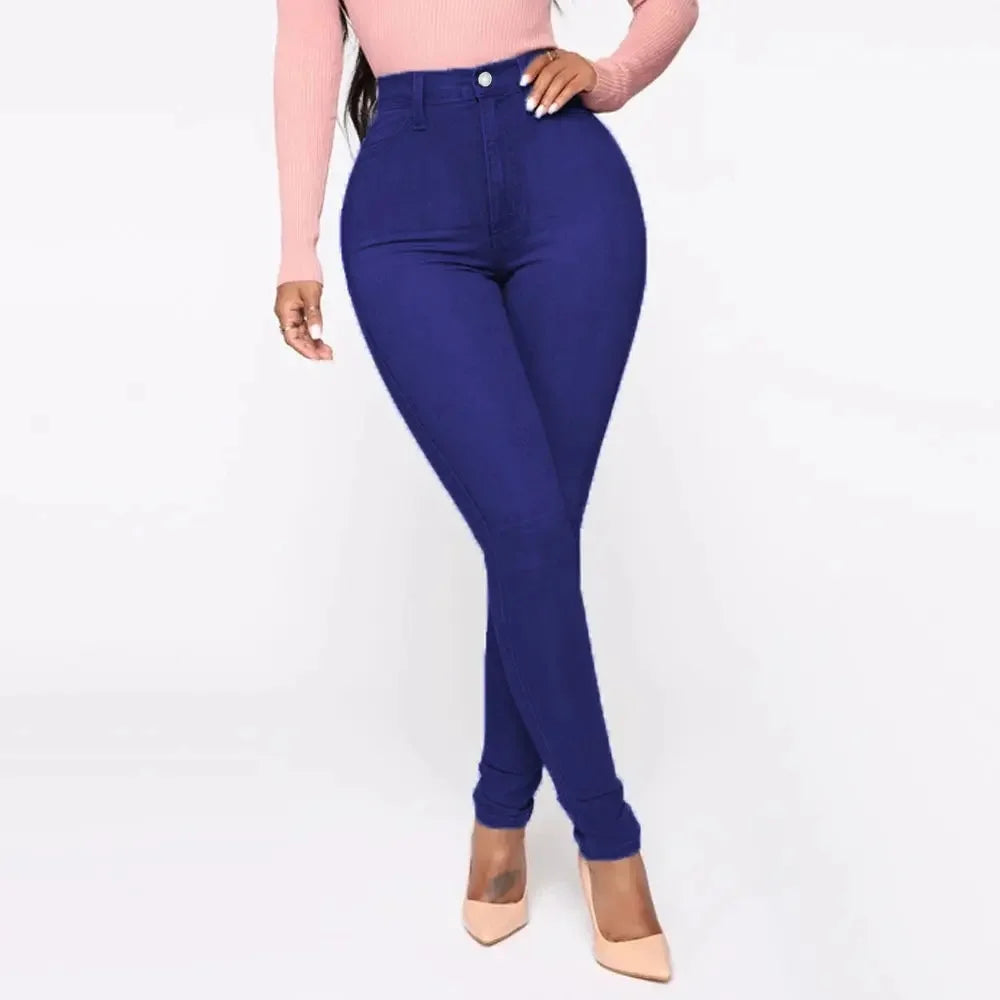 Jeggings Damen Slim Fit | Hoher Bund Knöchellang