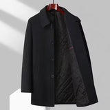 Edwin -| Herren Warme mantel in Schwarz