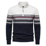 Herrenpullover mit Rundhalsausschnitt - PHILIP in Weiß